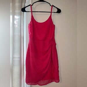 Lulu's Vibrant Pink Mini Dress